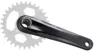 Shimano XT M8100 single kranksett 1x12s, 170mm, uten klinge, Svart