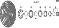 Shimano XTR CS-M9200 12T Drev