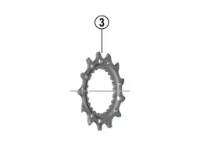 Shimano XTR CS-M9200 14T Drev