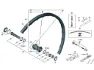 Shimano XTR eiker 298mm lang til 29"forhjul modell WH-M9000