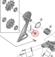 Shimano Ytterplate til RD-R9100 SS Shimano Ytterplate til RD-R9100 SS