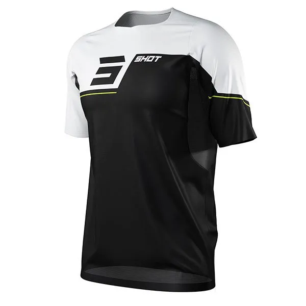Shot Rogue Revolt Kort Ermet Trøye, White, M