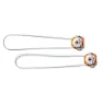 Sidi Tecno 3 Long Push Lukking Refurbished, Orange / blanc