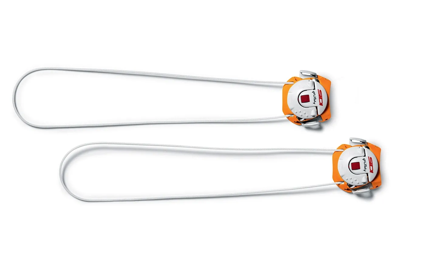 Sidi Tecno 3 spennesett lang model - hvit/oransje