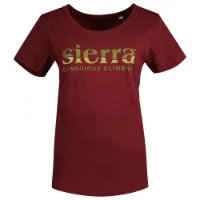 Sierra Climbing Burgundy Kortarmet T-skjorte Sierra Climbing Burgundy Kortarmet T-skjorte