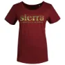 Sierra Climbing Burgundy Kortarmet T-skjorte