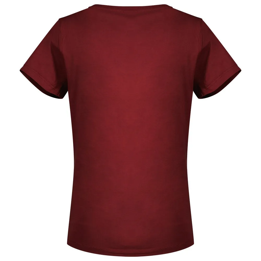 Sierra Climbing Burgundy Kortarmet T-skjorte