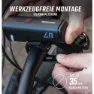SIGMA SPORT Aura 40/hiro 10 Ride Safe To School Sykkellyktesett, Black / red, One Size