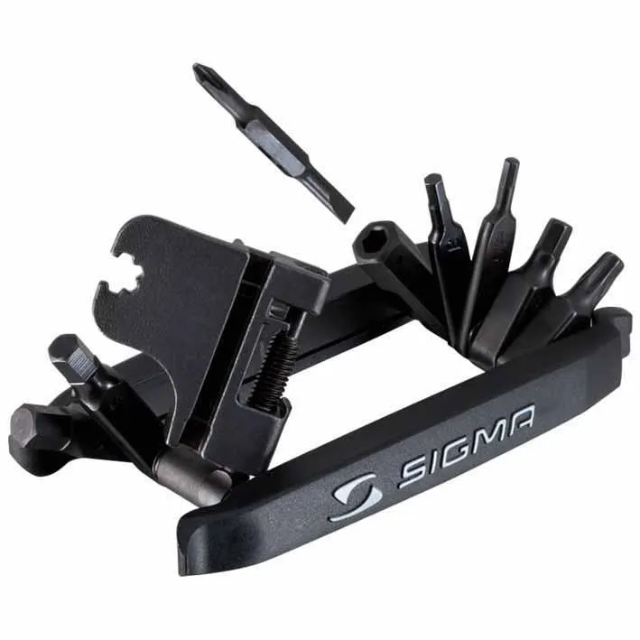SIGMA SPORT Pocket Tool Medium Multiverktøy, Black, 17 Functions SIGMA SPORT Pocket Tool Medium Multiverktøy, Black, 17 Functions