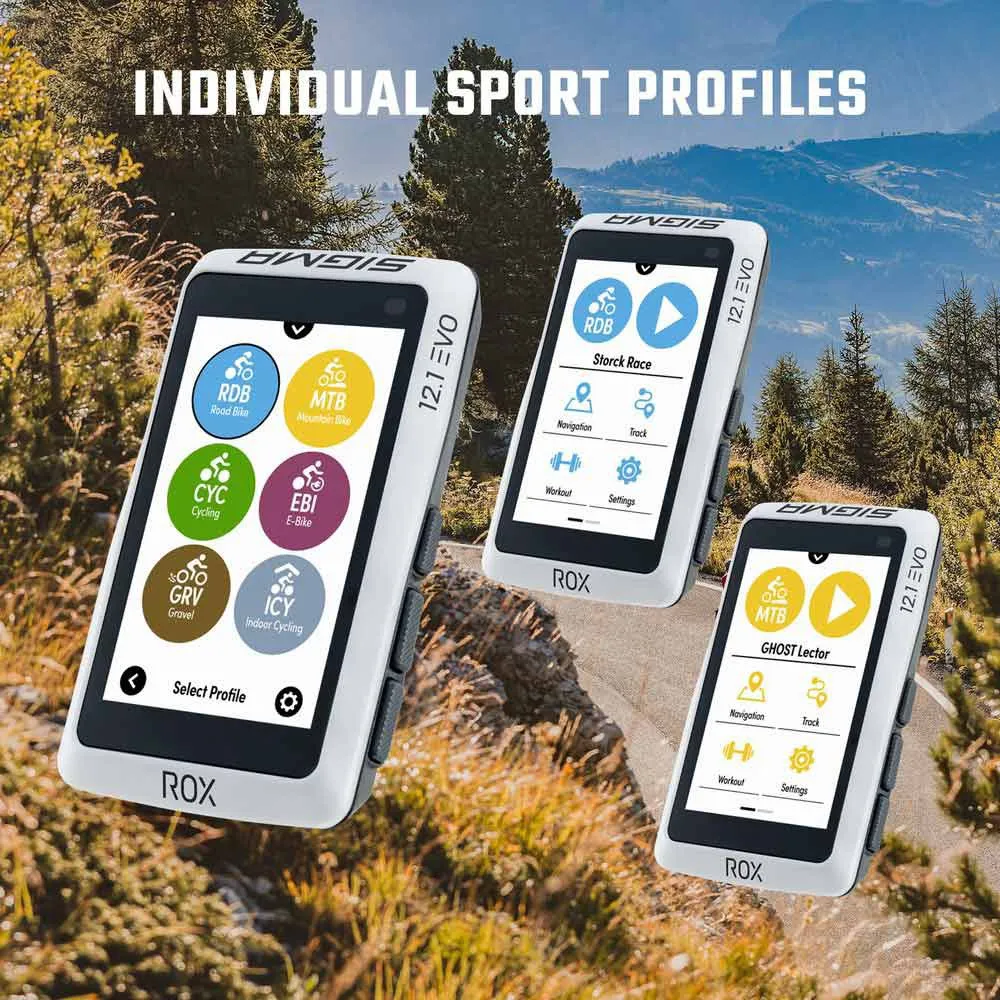 SIGMA SPORT Rox 12.1 Evo Sykkelcomputer