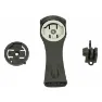 SILCA Chisela Titanium Garmin/wahoo Trek Madone Sykkelcomputerfeste, Black, One Size