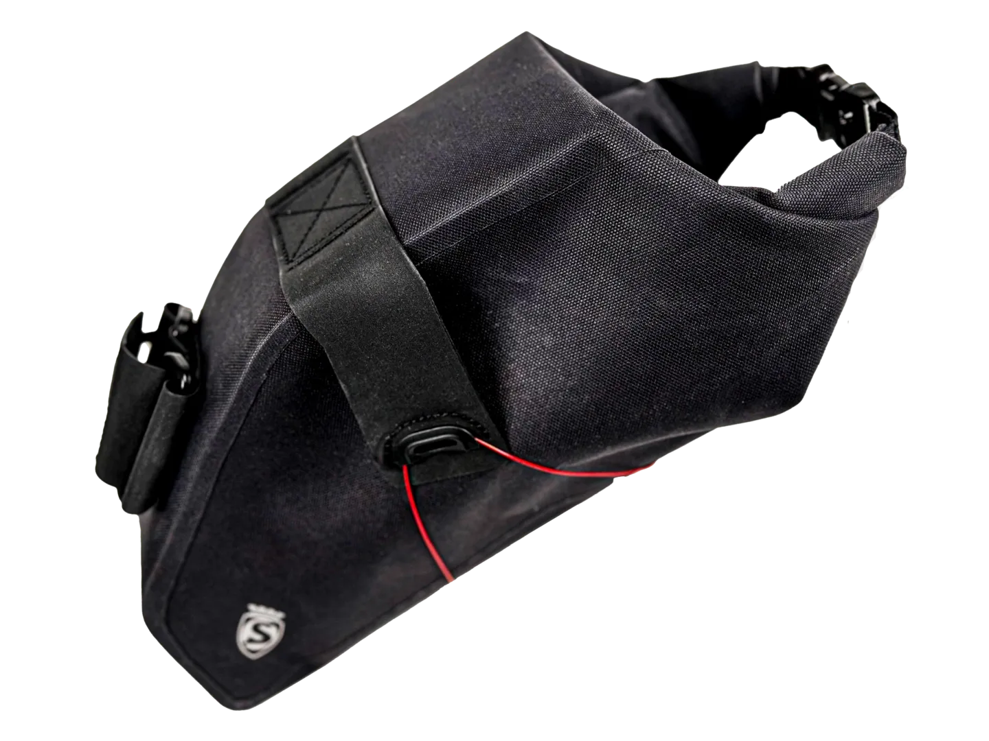 SILCA Grinta Roll Top Seteveske, Black, One Size
