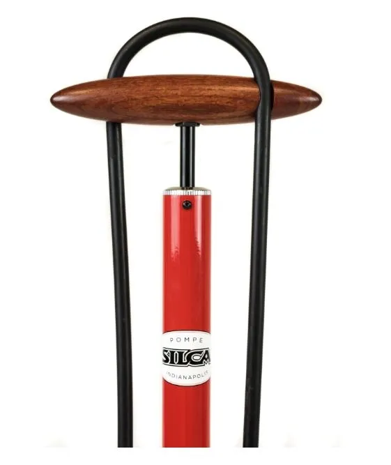 SILCA Pista Gulvpumpe, Red, 220psi