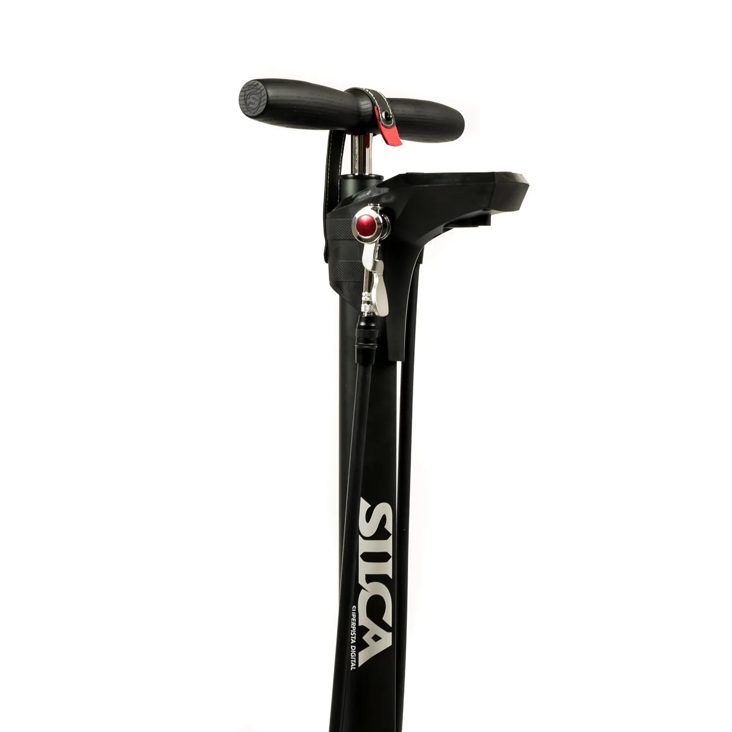 SILCA Super Pista Digital Gulvpumpe, Black, 220psi