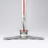 SILCA SuperPista Ultimate Hiro Gulvpumpe, Silver / red, 160psi