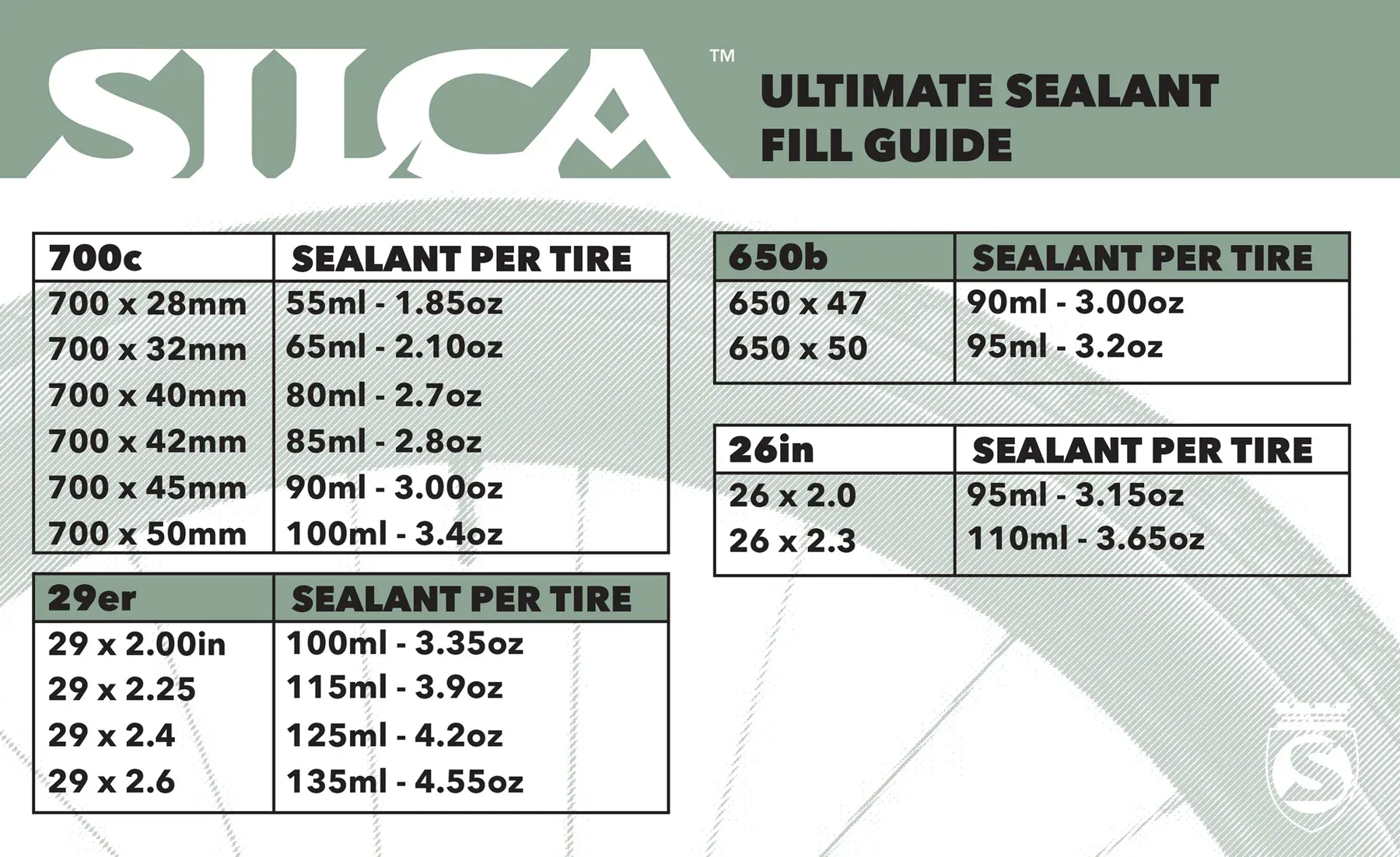 SILCA Ultimate Sealant 1000 ml Guffe, White, One Size, Sykkeldekk