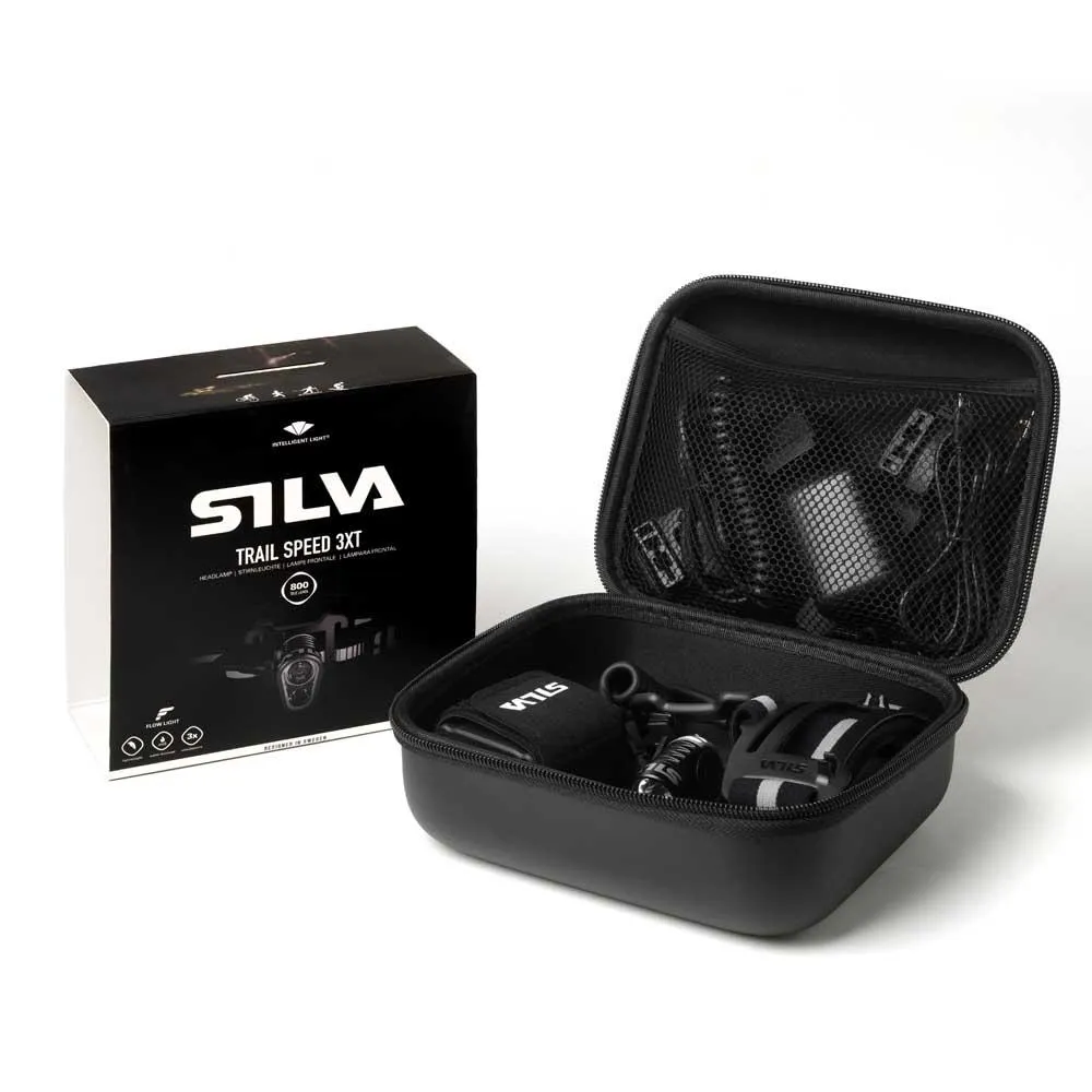 Silva Trail Speed 3xt Hodelykt, Black, 800 Lysstyrker