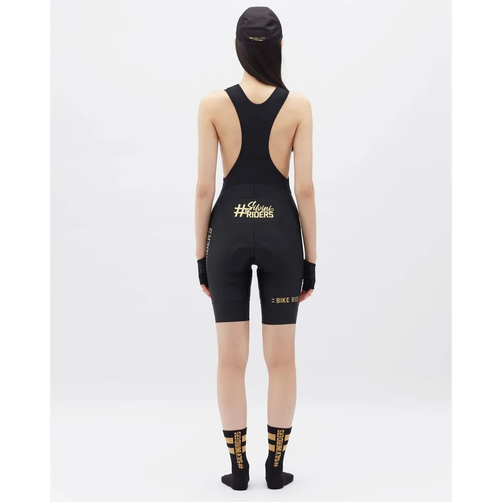 Silvini Cantona Sykkelshorts, Black / gold