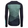 Silvini Ella Langarmet T-skjorte, Navy / green, 3XL