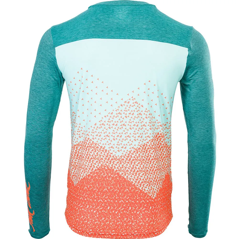 Silvini Ello Langermet Trøye, Ocean / orange, 3XL