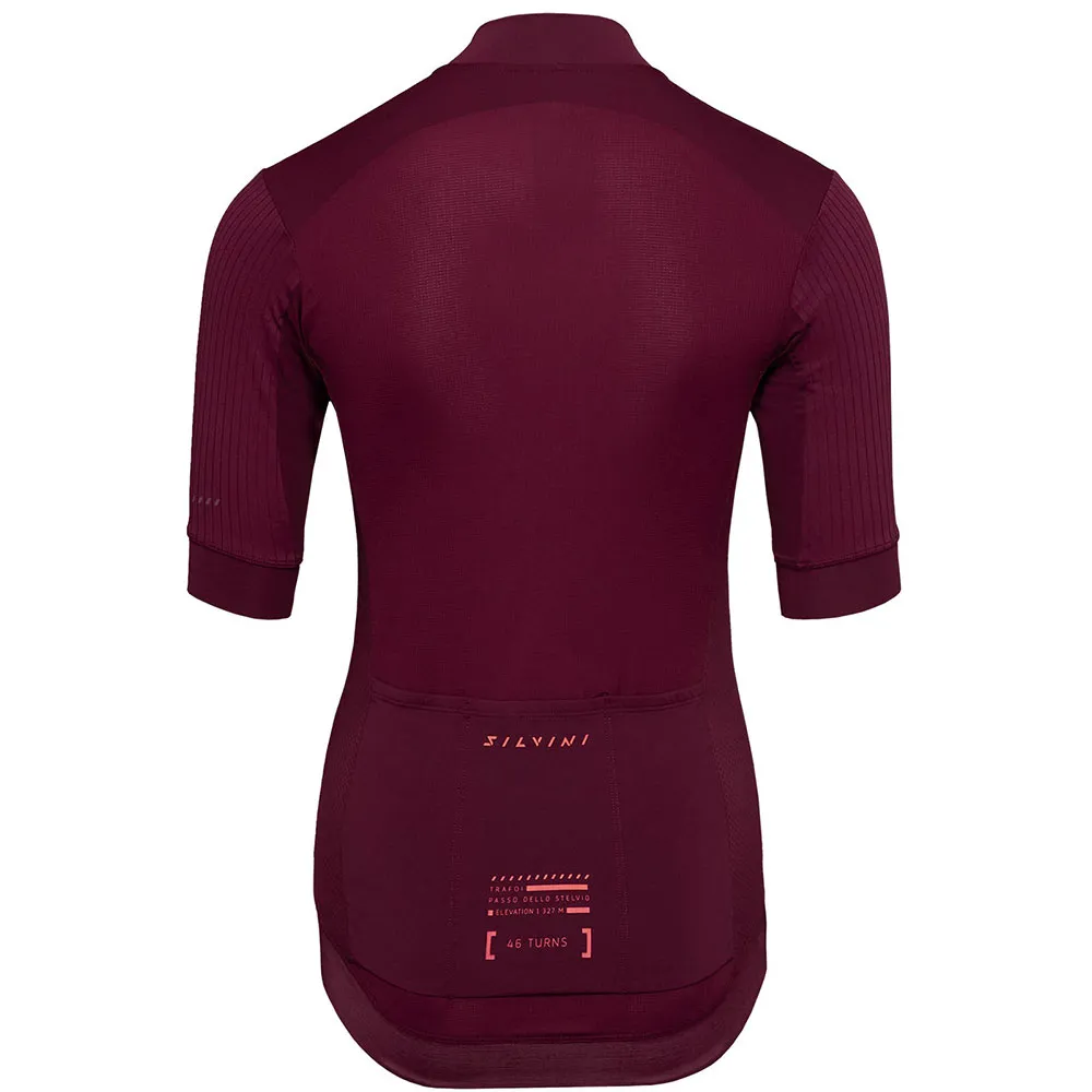 Silvini Trafoia Kort Ermet Trøye, Merlot, L