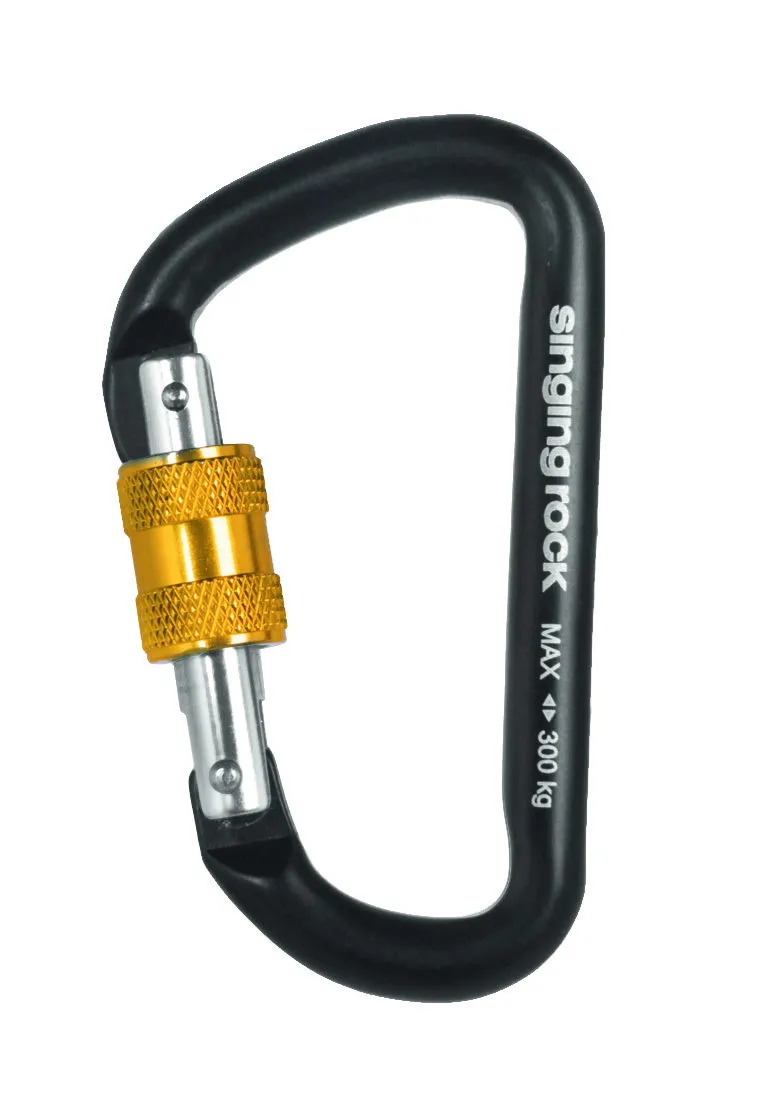 Singing Rock Mini D Screw Carabiner Utstyrskarabin
