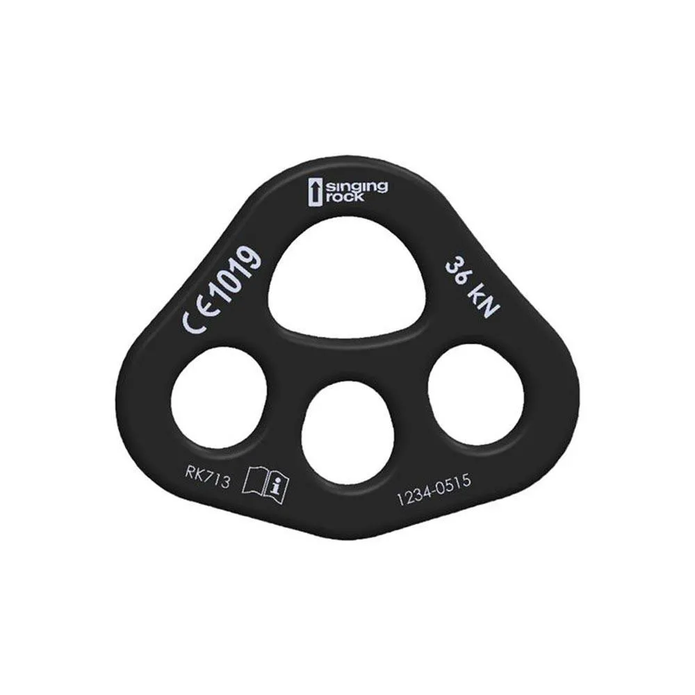 Singing Rock Multi 1/3 Nedfiringsbrems, Black matt, One Size