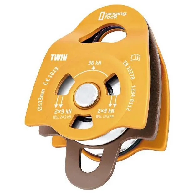 Singing Rock Twin Roll Talje, Gold, One Size