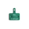 Sinter 002 bremseklodser Shimano grønn, Green, One Size