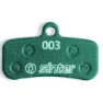 Sinter 003 Shimano D Mtb Race Organiske Skivebremseklosser, Green, One Size