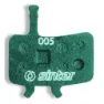 Sinter 005 Avid Mtb Race Organiske Skivebremseklosser 25 Enheter, Green, One Size