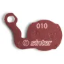 Sinter 010 Magura Mtb Standard Organiske Skivebremseklosser 25 Enheter, Red, One Size