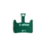 Sinter 011 bremseklosser til Hayes grønn, Green, One Size