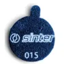Sinter 015 Zoom E-bike Organiske Skivebremseklosser 25 Enheter, Blue, One Size