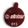 Sinter 015 Zoom Mtb Standard Organiske Skivebremseklosser 25 Enheter, Red, One Size