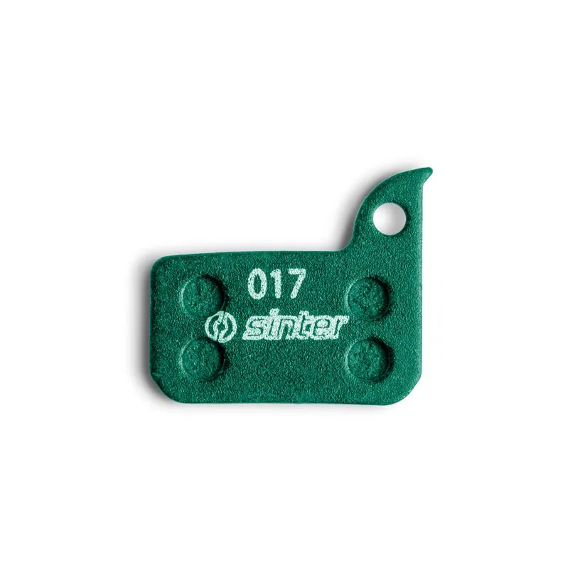Sinter 017 bremseklosser til Sram grøn, Green, One Size