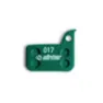 Sinter 017 bremseklosser til Sram grøn, Green, One Size