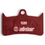 Sinter 020 Hope Mtb Standard Organiske Skivebremseklosser 25 Enheter, Red, One Size