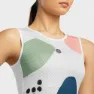 Siroko Camerig Ermeløs Baselag, White / multicolor