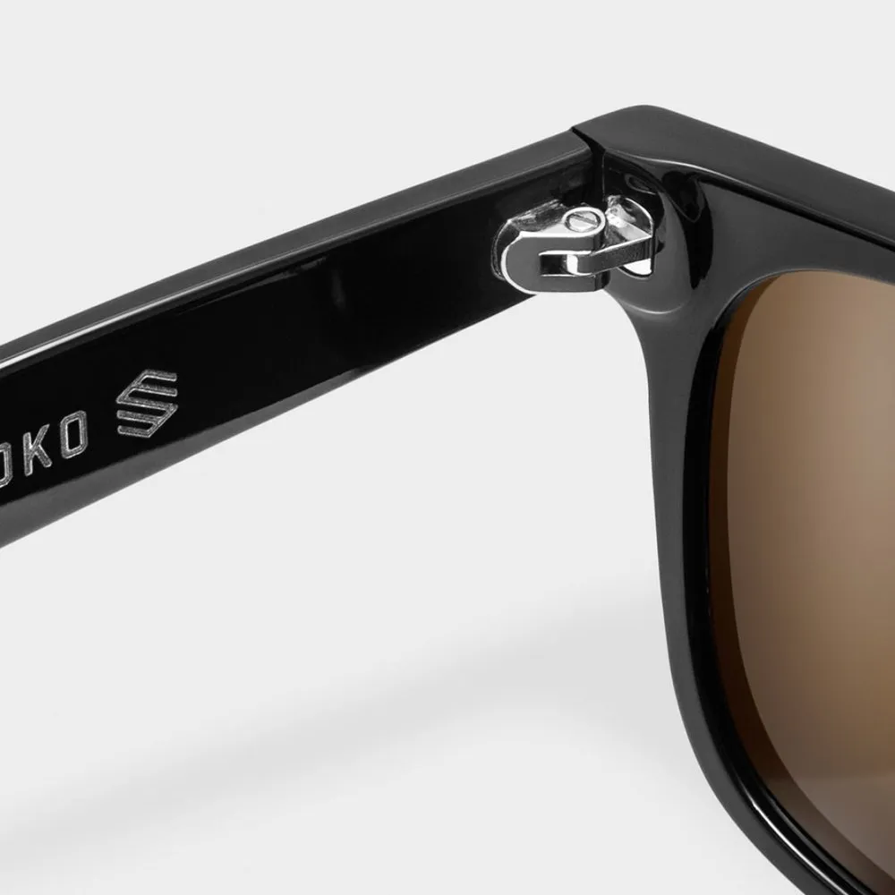 Siroko Capri Solbriller, Black / brown, Brown Mirror/CAT3 Siroko Capri Solbriller, Black / brown, Brown Mirror/CAT3