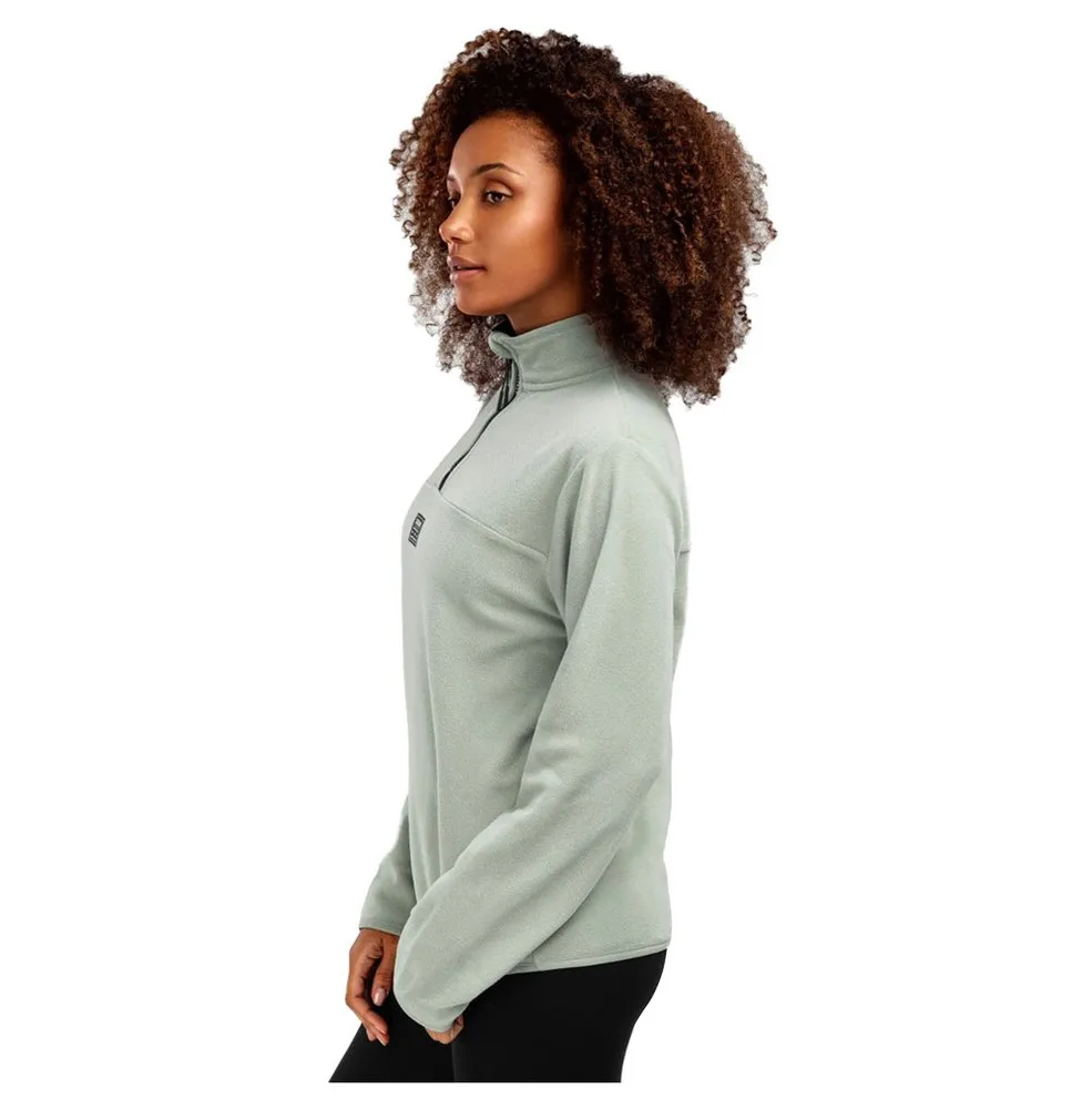 Siroko Cascade Fleecejakke Med Halv Glidelås, Ash green