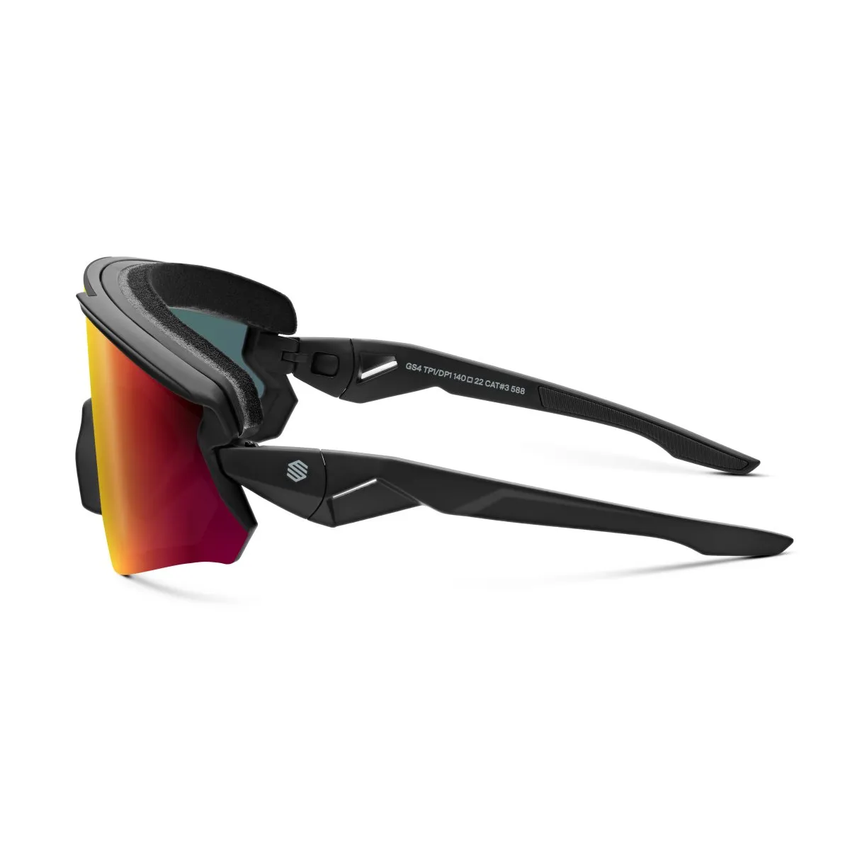 Siroko Gs4 Nansen Solbriller, Black, Multicolor Mirror/CAT3 Siroko Gs4 Nansen Solbriller, Black, Multicolor Mirror/CAT3