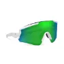 Siroko Gs4 Stein Solbriller, White, Green Mirror/CAT3