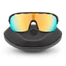 Siroko K3 California Solbriller, Black / blue, Orange Mirror/CAT3