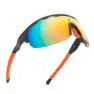 Siroko K3 California Solbriller, Black / blue, Orange Mirror/CAT3