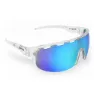 Siroko K3 Quebec Solbriller, White, Blue Mirror/CAT3