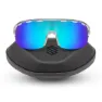 Siroko K3 Quebec Solbriller, White, Blue Mirror/CAT3