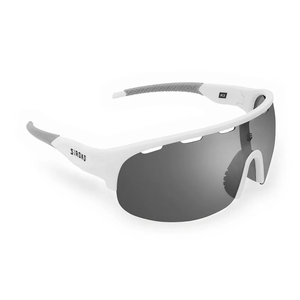 Siroko K3 Shimanami Kaido Fotokromatiske Polariserte Solbriller, White / grey, Black/CAT1-3