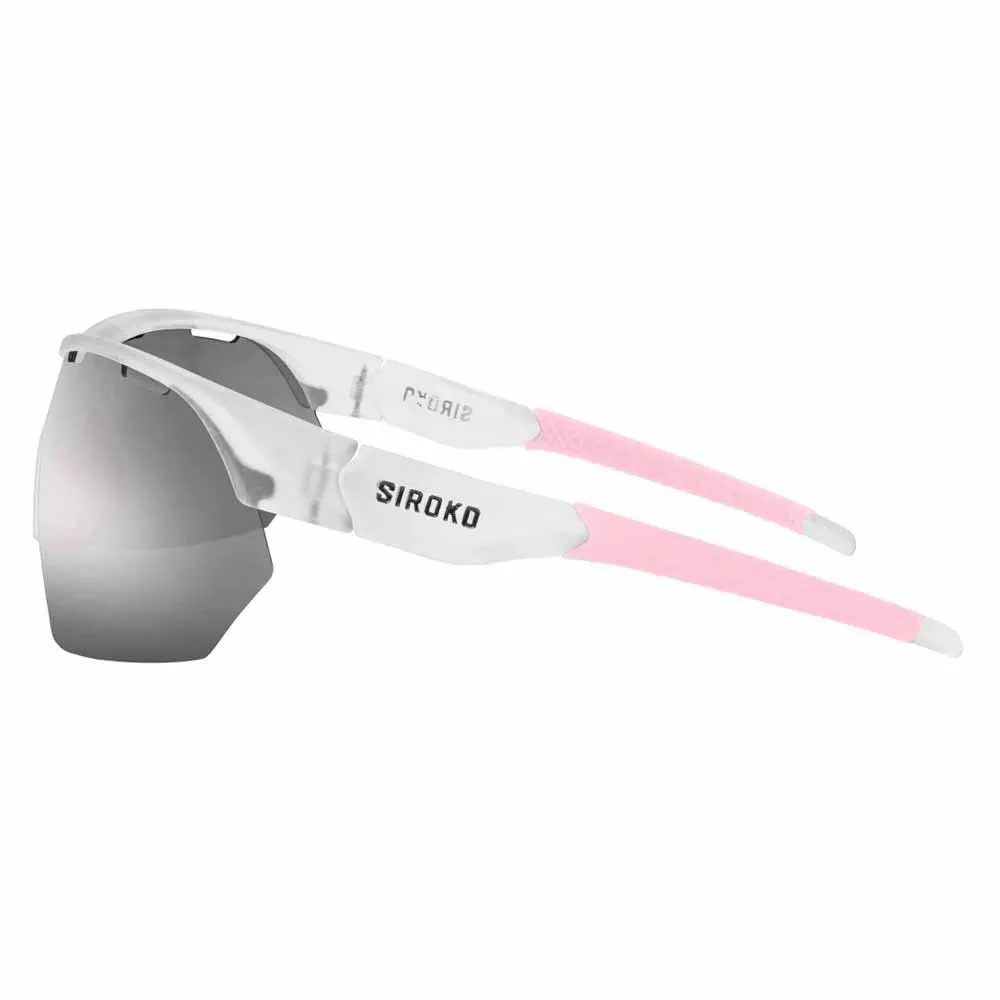 Siroko K3s Giau Foto Kromatiske Solbriller, White / pink, Grey/CAT2-3 Siroko K3s Giau Foto Kromatiske Solbriller, White / pink, Grey/CAT2-3