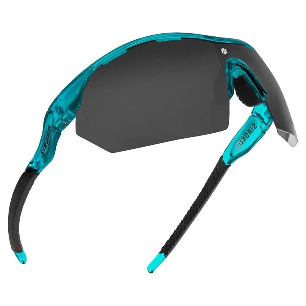 Siroko K3s Singletrack Polariserte Solbriller, Clear turquoise, Black/CAT3 Siroko K3s Singletrack Polariserte Solbriller, Clear turquoise, Black/CAT3